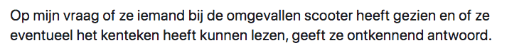 omgevallen