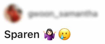 a sparen