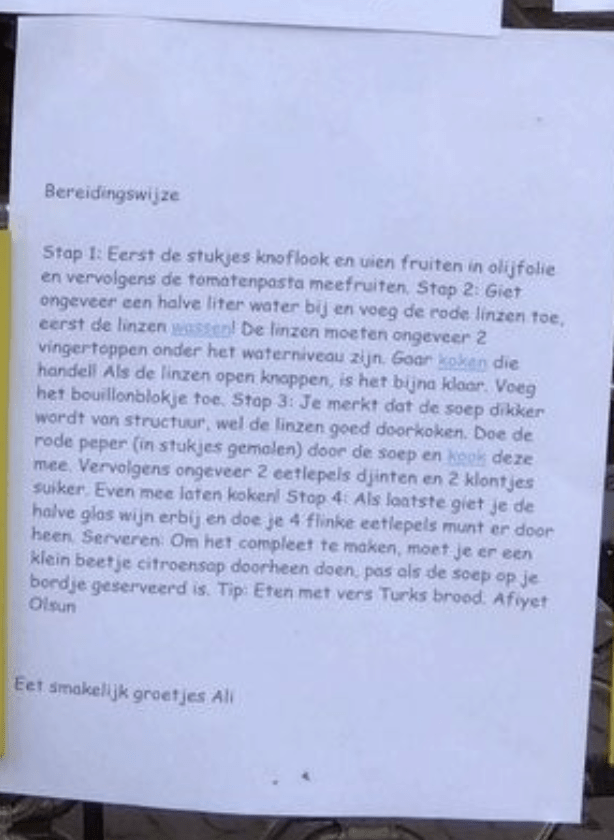 briefjes