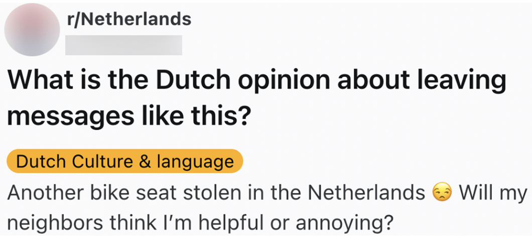 gestolen fiets