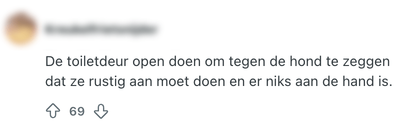 aanbelt hond