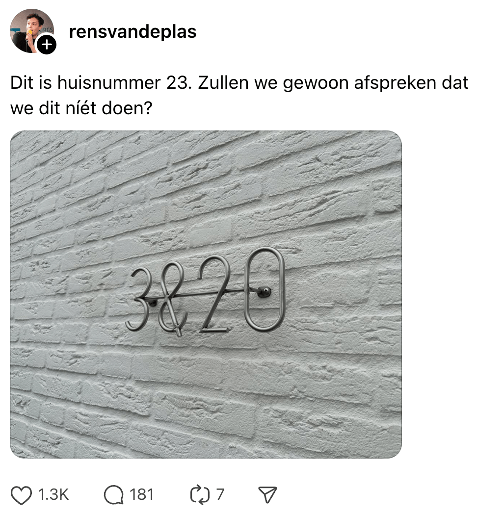 huisnummer