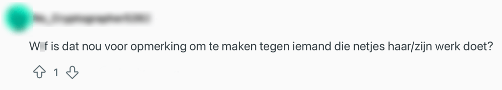 opmerking