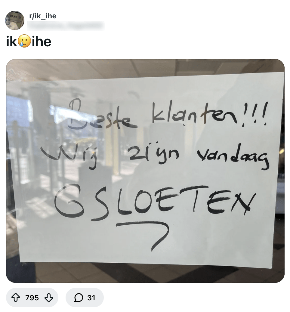 gesloten