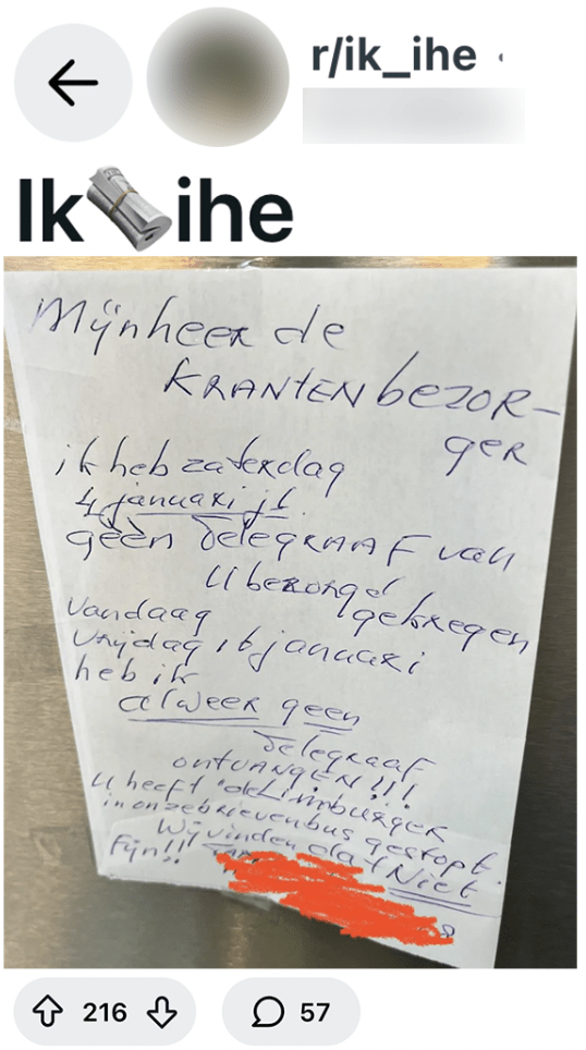briefje