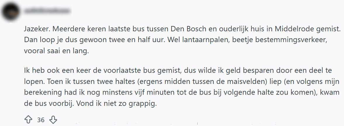 bus gemist
