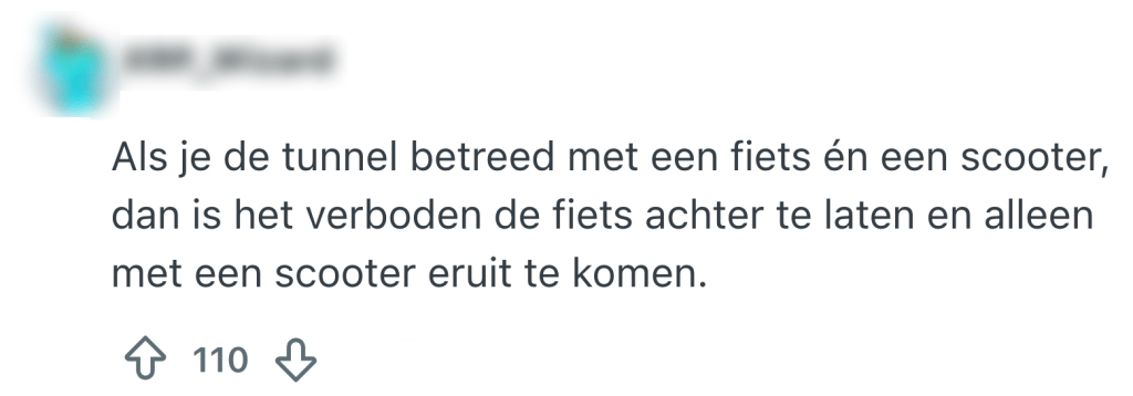borden fietspad
