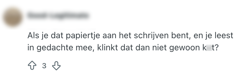 briefje